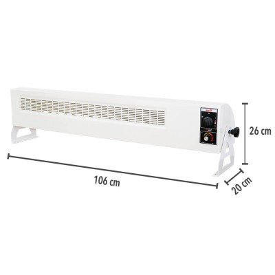 HB3606000K Heatbox 360 6000W Monofaze Elektrikli Fanlı Isıtıcı Krem