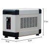 HBM2000K Heatbox Mini 2000 watt Monofaze Elektrikli Fanlı Isıtıcı Krem